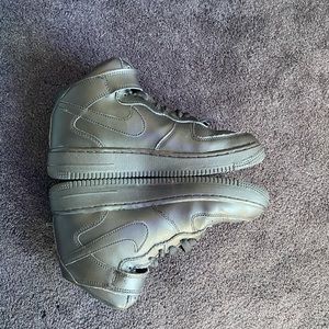 black nike air forces